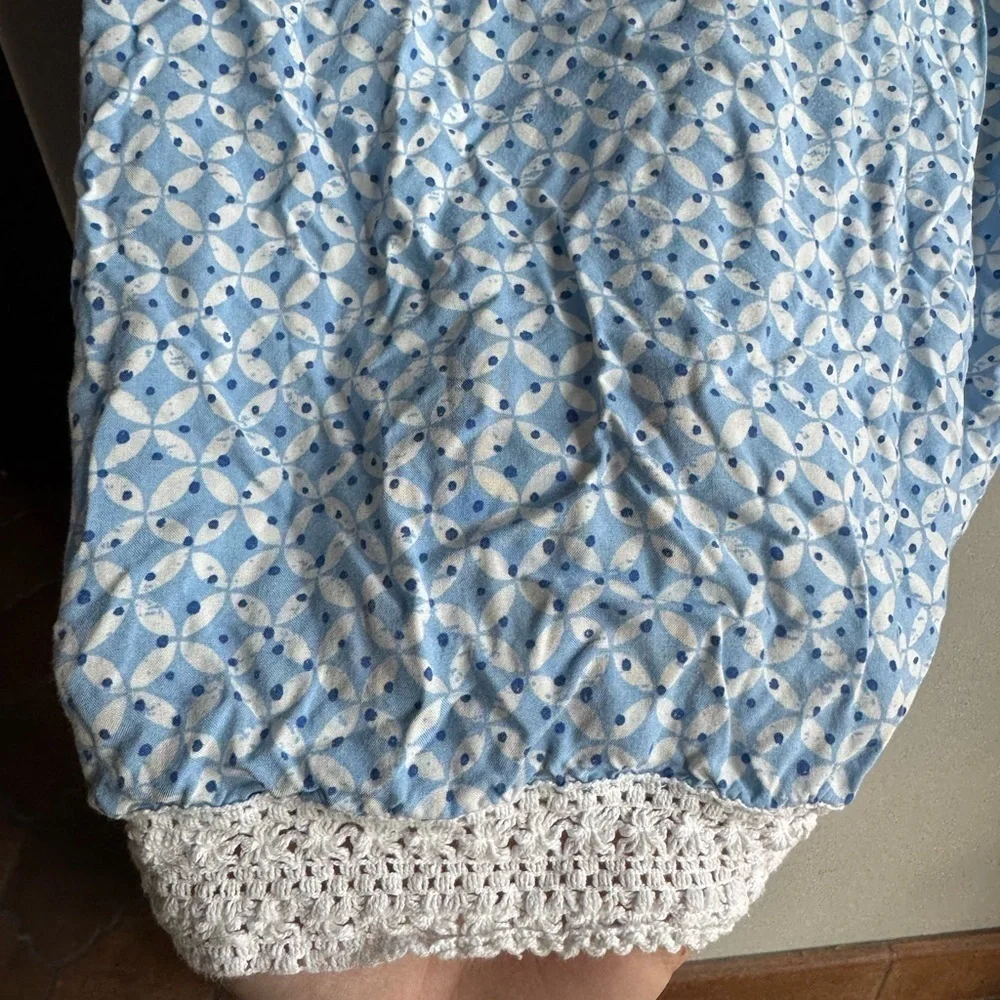 Summersalt Easy Breezy Eco Voile Tunic Dress Cover Up in Summer Mosaic XS